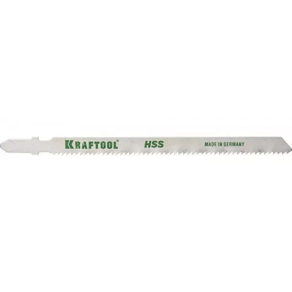 Полотна KRAFTOOL, T318B, для эл/лобзика, HSS, по металлу (2,5-6мм), EU-хвост., шаг 2мм, 110мм, 2шт 159552-2 купить в Нижневартовске