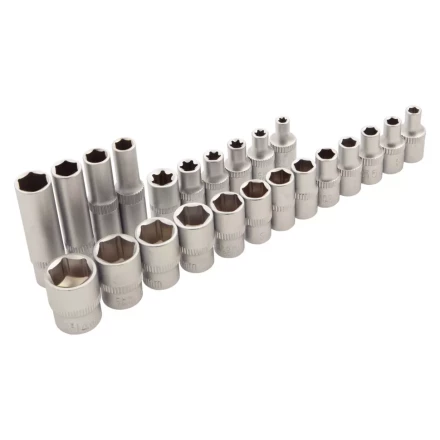 Набор инструментов 56 предметов, CrV, 1/4" Сибртех 13525 купить в Нижневартовске