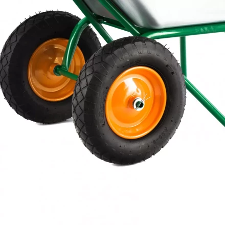 Тачка садово-строительная двухколесная усиленная грузоподьемность 320 кг обьем 100 л Palisad 68937 купить в Нижневартовске