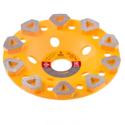 Чашка алмазная зачистная 125 мм Бриллиант Denzel 72973 купить в Нижневартовске