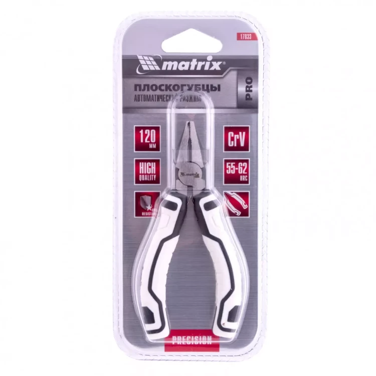 Плоскогубцы Mini 120 мм авторазжим Pro Matrix 17833 купить в Нижневартовске