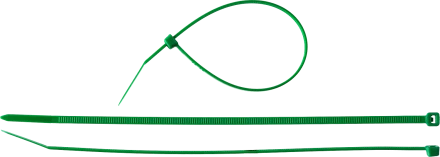 Кабельные стяжки зеленые нейлоновые промфасовка серия ПРОФЕССИОНАЛ купить в Нижневартовске