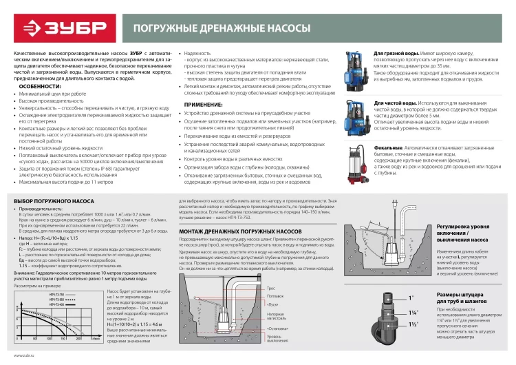 Насос дренажный с большим напором НПЧ-Т5-800-С серия ПРОФЕССИОНАЛ купить в Нижневартовске