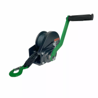Лебедка ручная барабанная с тормозом HITCH HWB 500 500 кг лента 10 м (SZ073181)