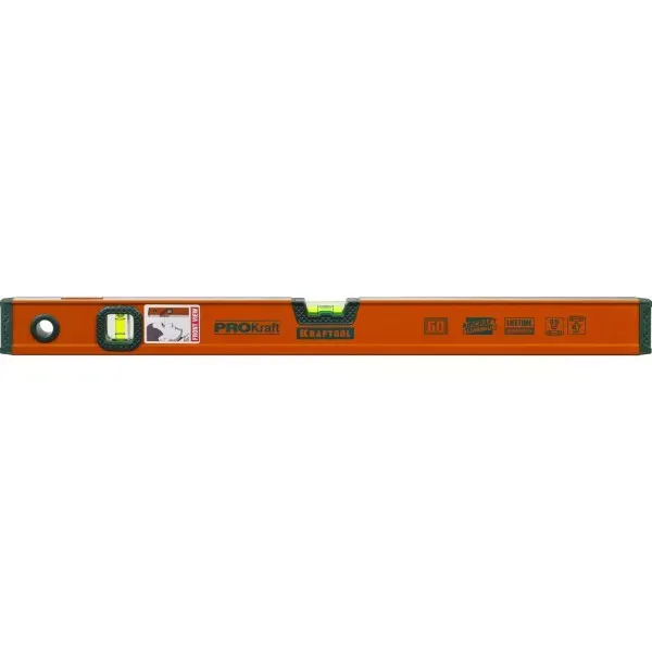 Уровень KRAFTOOL алюминиевый, 2 глазка, 60см 34721-060_z01 купить в Нижневартовске