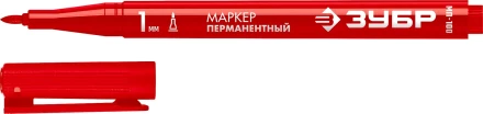 ЗУБР МП-100 красный, 1 мм перманентный маркер (06320-3) купить в Нижневартовске