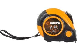 Рулетка Вихрь 10м х 25мм автостоп 73/11/1/6