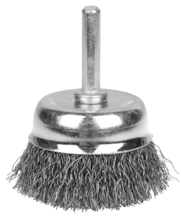 ЗУБР &quot;ЭКСПЕРТ&quot;. Щетка чашечная для дрели, витая стальная проволока 0,3мм, 75мм 35253-075_z01 купить в Нижневартовске