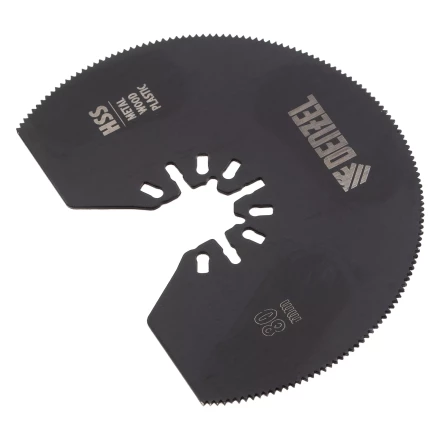 Насадка для МФИ отрезная полукруг Denzel 782301, HSS, по металлу и дереву, 80 мм х 1,2 мм, мелкий зуб купить в Нижневартовске