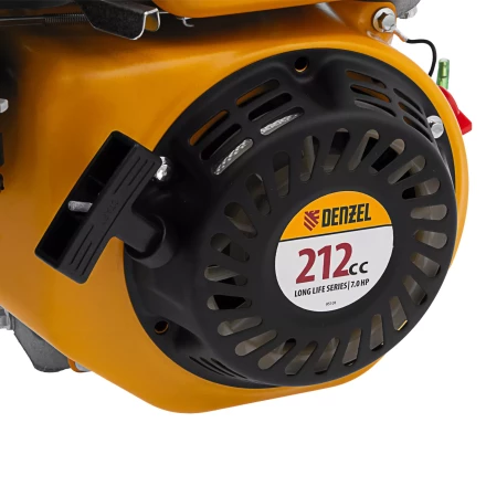 Двигатель бензиновый Denzel RX-17K, 7 л.с., 212 см3, горизонтальный вал шпонка 19 мм 95101 купить в Нижневартовске