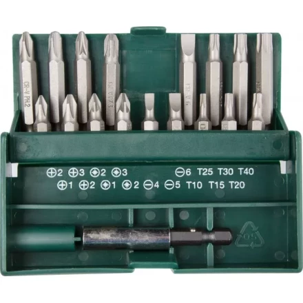 Набор бит "EXPERT", KRAFTOOL 26131-H18, с магнитным адаптером в бит-боксе, 18 предметов 26131-H18 купить в Нижневартовске