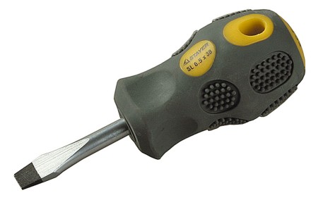 Отвертка STAYER &quot;PROFESSIONAL&quot; &quot;MAX-GRIP&quot; слесарная, Cr-V, намагниченная, SL 6,5х38мм 2580-38-6.0 G купить в Нижневартовске