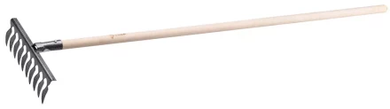 Грабли ЗУБР садовые с черенком, 10 витых зубцов 4-39581-10 купить в Нижневартовске