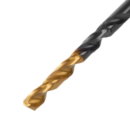 Сверло по металлу, 4 мм, HSS-Tin, Golden Tip, 10 шт. Denzel 717209 купить в Нижневартовске