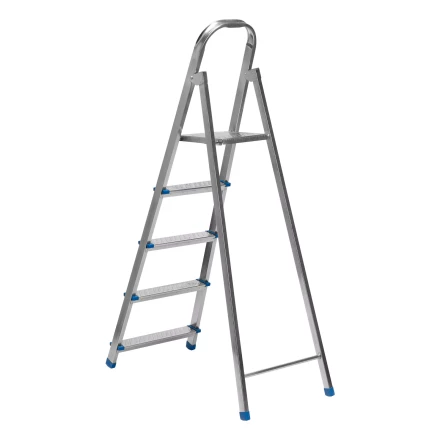 Стремянка Сибртех 97837, 5 ступеней, стальная, оцинкованная купить в Нижневартовске