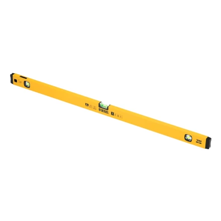 Уровень алюминиевый Denzel, магнит, фрезерованный, 3 глазка (1 зеркал.), 0,5 мм/м, 1000 мм, 33693 купить в Нижневартовске