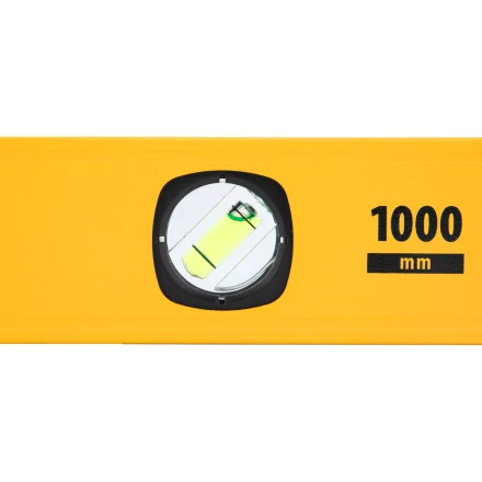 Уровень алюминиевый Denzel, магнит, фрезерованный, 3 глазка (1 зеркал.), 0,5 мм/м, 1000 мм, 33693 купить в Нижневартовске