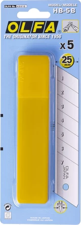Лезвие OLFA сегментированное, 25х126х0,7мм, 5шт OL-HB-5B купить в Нижневартовске