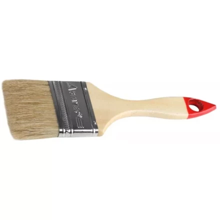 Кисть плоская STAYER "UNIVERSAL-STANDARD", светлая натуральная щетина, деревянная ручка, 63мм 0101-063 купить в Нижневартовске