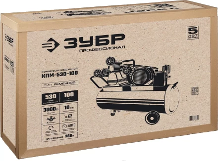 Компрессор электрический масляный КПМ-530-100 серия ПРОФЕССИОНАЛ купить в Нижневартовске