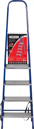 Лестница-стремянка стальная, 5 ступеней, 101 см, MIRAX 38800-05 купить в Нижневартовске