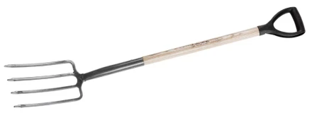 Вилы ЗУБР "МАСТЕР" ФАВОРИТ садовые, деревянный черенок из ясеня, пластиковая рукоятка, 280x180x1200мм 4-39562 купить в Нижневартовске