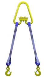 Строп текстильный двухветвевой 2СТ 1.25 т L=4.5 м SF6 30 мм Звено РТ-3