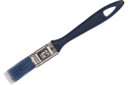 Плоская кисть ЗУБР АКВА КП-13 20 мм 3/4″ искусственная щетина, пластмассовая ручка для высокотекучих ЛКМ 4-01013-020