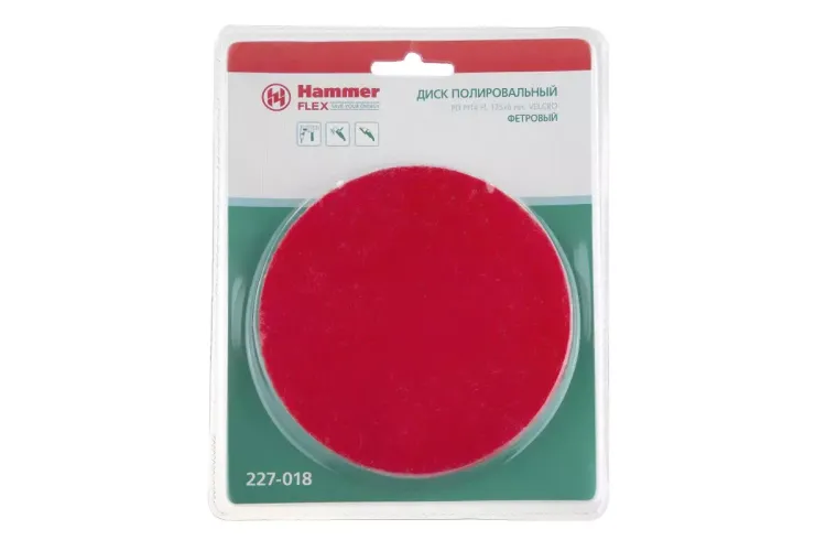 Круг полировальный HAMMER 125 мм (227-018) 1 шт. купить в Нижневартовске