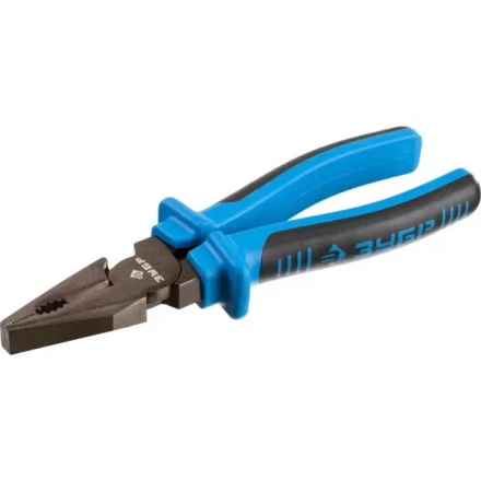 Плоскогубцы комбинированные ЗУБР эксцентриковое расположение шарнира, особостойкое спец. покрытие Н12Х1 (никель/хром), двухкомп рукоятки, 180мм 2201-1-18_z01 купить в Нижневартовске