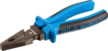 Плоскогубцы комбинированные ЗУБР эксцентриковое расположение шарнира, особостойкое спец. покрытие Н12Х1 (никель/хром), двухкомп рукоятки, 180мм 2201-1-18_z01 купить в Нижневартовске