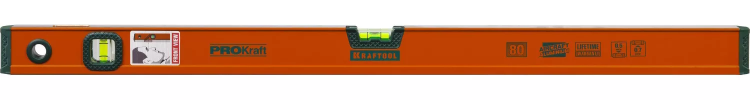 Уровень KRAFTOOL алюминиевый, 2 глазка, 80см 34721-080_z01 купить в Нижневартовске