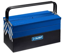 ЗУБР ЯРУС-5/19, 470 х 210 х 225 мм, (19), Металлический раздвижной ящик для инструментов, Профессионал (38356-19)
