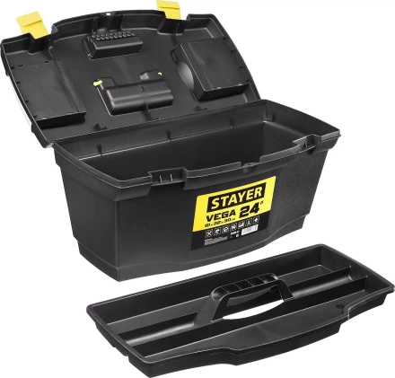 Ящик для инструмента &quot;VEGA-21&quot; пластиковый, STAYER 38105-21_z03 купить в Нижневартовске
