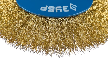 ЗУБР "ПРОФЕССИОНАЛ". Щетка коническая для УШМ, витая латунированная стальная проволока 0,3мм, 115ммхМ14 35267-115_z02 купить в Нижневартовске