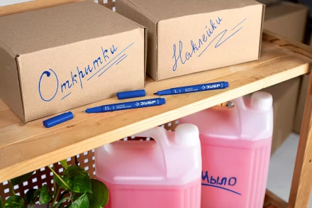 ЗУБР МП-100 синий, 1 мм перманентный маркер (06320-7) купить в Нижневартовске