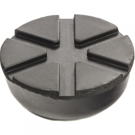 Резиновая опора для подкатного домкрата универсальная D=89 mm d=60 mm H=35 mm MATRIX 50910 купить в Нижневартовске