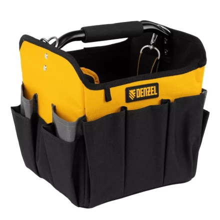 Переноска для инструмента, 260х240х300 мм, 22 кармана, наплечный ремень// Denzel 90294 купить в Нижневартовске