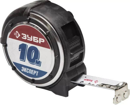Рулетка ЗУБР "ЭКСПЕРТ" "АНТЕЙ", металлический обрезиненный корпус, полотно с нейлоновым напылением, 10мх25мм 34053-10-25 купить в Нижневартовске