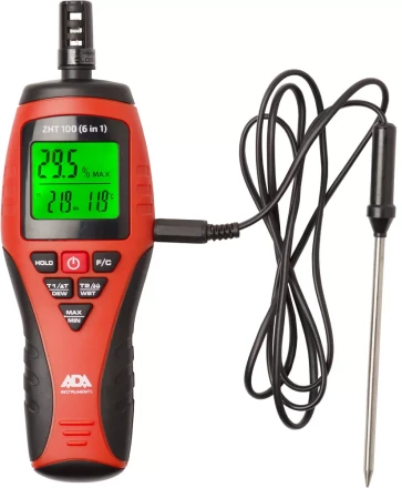 Измеритель влажности и температуры бесконтактный ADA ZHT 100 (6 in 1) купить в Нижневартовске