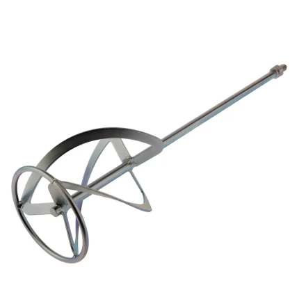 Насадка для миксера Сибртех, для тяжелых растворов, 140 х 590 мм, оцинкованная, хвостовик резьба М14, 848957 купить в Нижневартовске