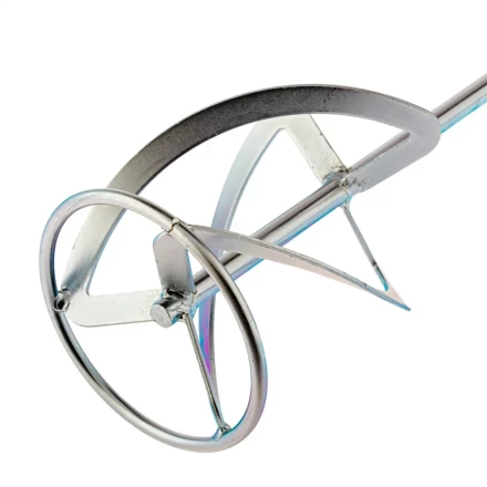 Насадка для миксера Сибртех, для тяжелых растворов, 140 х 590 мм, оцинкованная, хвостовик резьба М14, 848957 купить в Нижневартовске