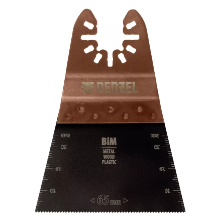 Насадка для МФИ режущая прямая, BiM, по металлу и дереву, 65 x 1.2 мм, мелкий зуб Denzel 782303 купить в Нижневартовске