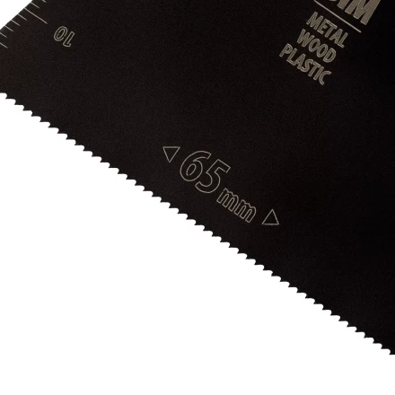 Насадка для МФИ режущая прямая, BiM, по металлу и дереву, 65 x 1.2 мм, мелкий зуб Denzel 782303 купить в Нижневартовске