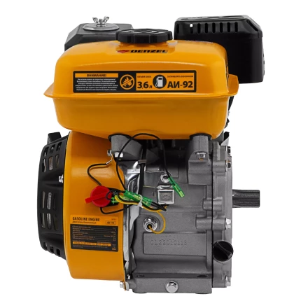 Двигатель бензиновый Denzel RX-17S, 7 л.с., 212 см3, горизонтальный вал шлиц 25 мм 95102 купить в Нижневартовске