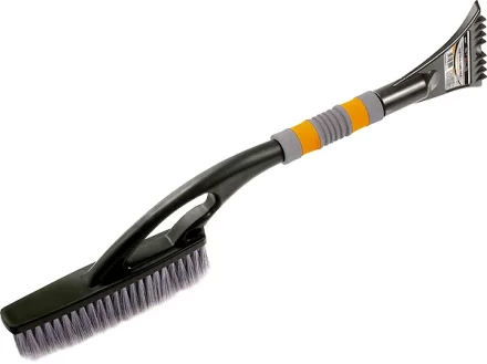 Щетка-сметка для снега со скребком автомобильная 600 мм / STELS 55297 купить в Нижневартовске