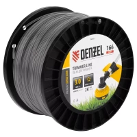 Леска для триммера двухкомпонентная звезда Denzel 96843, 3,0мм х 166м, на DIN катушке EXTRA CORD