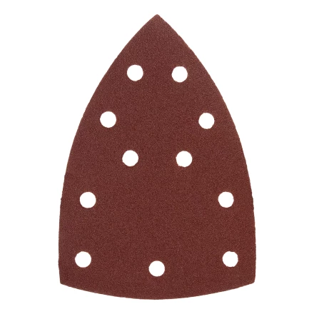 Треугольник абразивный на ворc. подложке под "липучку", перф., P 120, 150х150х100 мм, 5 шт. Denzel 738627 купить в Нижневартовске