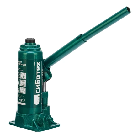 Домкрат гидравлический бутылочный Сибртех 50802, 4 т, 180-320 мм купить в Нижневартовске