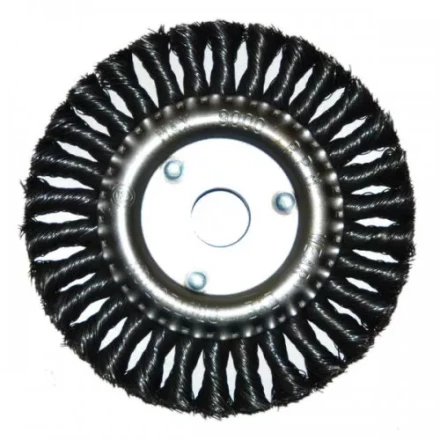 Щетка для УШМ Ф22,2/150 мм дисковая сталь витая Энкор 51585 купить в Нижневартовске